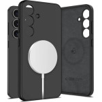 Tech-Protect Liquid Silicone MagSafe Case for Samsung Galaxy S25+ - Black - (26997-0)