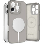 Tech-Protect Liquid Silicone MagSafe iPhone 16 Pro Case - Gray - (27135-0)