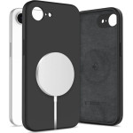 Tech-Protect Liquid Silicone MagSafe iPhone 16e Case - Black - (27494-0)
