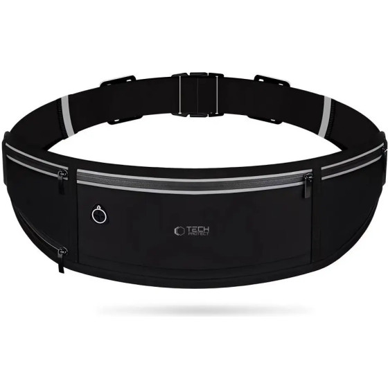 Tech-Protect M3 Universal Sport Waist Bag - Black - (26260-0)
