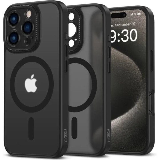 Tech-Protect MagCam MagSafe iPhone 16 Pro Case - Semi-Transparent - (25505-0)