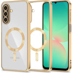 Tech-Protect MagFlex MagSafe Case for Samsung Galaxy A26 5G - Transparent Gold - (27515-0)