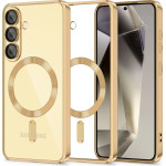 Tech-Protect MagFlex MagSafe Case for Samsung Galaxy S25 - Transparent Gold - (26985-0)