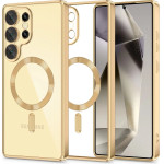 Tech-Protect MagFlex MagSafe Case for Samsung Galaxy S25 Ultra - Transparent Gold - (26984-0)