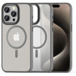 Tech-Protect MagMat 2 MagSafe case for iPhone 15 Pro Max - titanium matte - (25116-0)