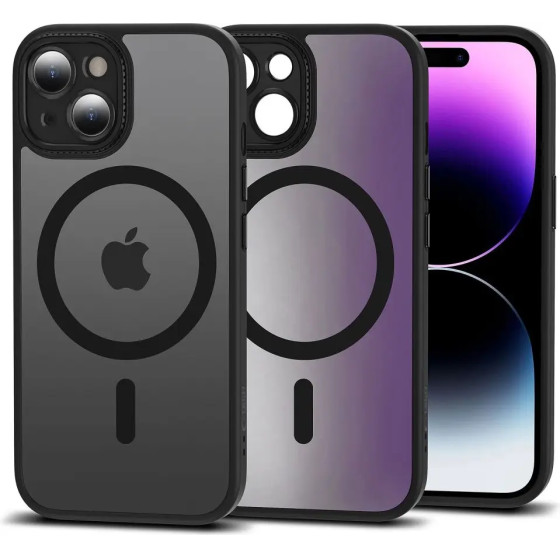Tech-Protect MagMat Cam+ MagSafe iPhone 15 Case - Matte Black - (23659-0)