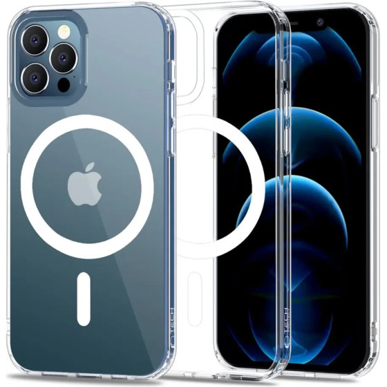 Tech-Protect MagMat MagSafe Case for iPhone 12 / 12 Pro - Clear - (20735-0)