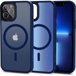 Tech-Protect MagMat MagSafe Case for iPhone 12 / 12 Pro - Matte Navy Blue - (22917-0)