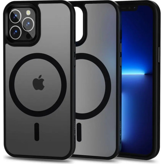 Tech-Protect MagMat MagSafe Case for iPhone 12 Pro Max - Matte Black - (22911-0)