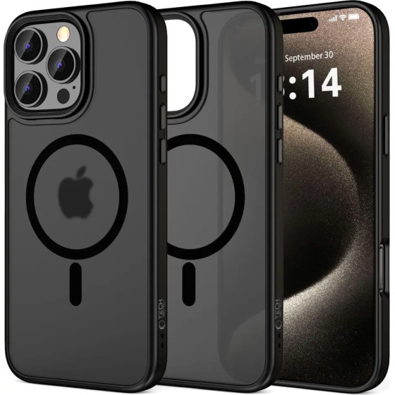 Tech-Protect MagMat MagSafe Case for iPhone 16 Pro Max - Black - (25468-0)