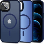 Tech-Protect MagMat MagSafe iPhone 13 Case - Matte Navy Blue - (22916-0)