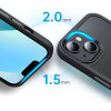 Tech-Protect MagMat MagSafe iPhone 13 Case - Matte Navy Blue - (22916-0)