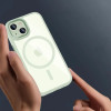 Tech-Protect MagMat MagSafe iPhone 15 Case - Clear Green - (25052-0)