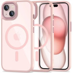 Tech-Protect MagMat MagSafe iPhone 15 Case - Clear Pink - (25053-0)