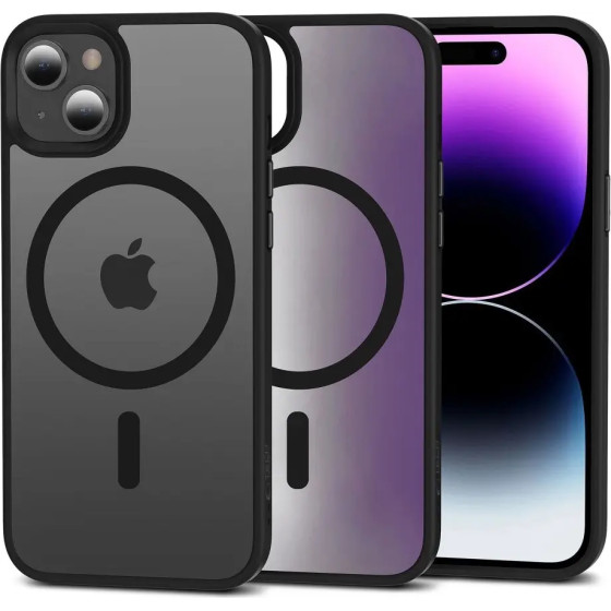 Tech-Protect MagMat MagSafe iPhone 15 Case - Matte Black - (23603-0)