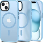 Tech-Protect MagMat MagSafe iPhone 15 Case - Matte Blue - (24267-0)