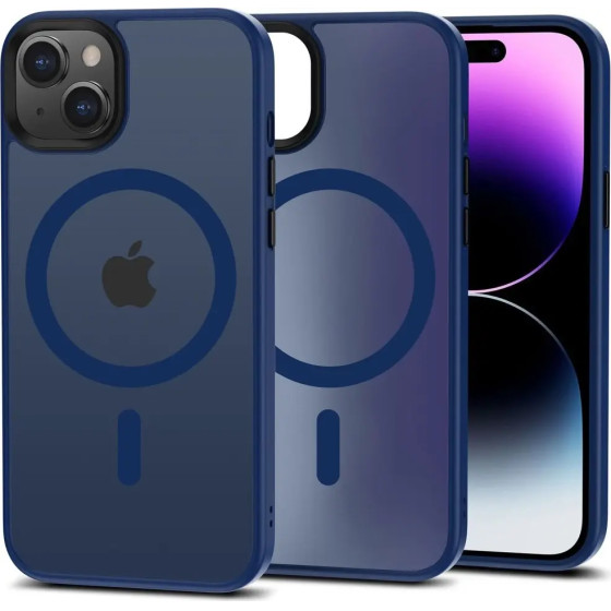 Tech-Protect MagMat MagSafe iPhone 15 Plus Case - Blue - (24361-0)