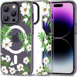 Tech-Protect MagMood MagSafe iPhone 14 Pro Max Case - Daisies with Leaves - (24024-0)