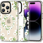 Tech-Protect MagMood MagSafe iPhone 15 Pro Max Case - White Daisies - (23982-0)