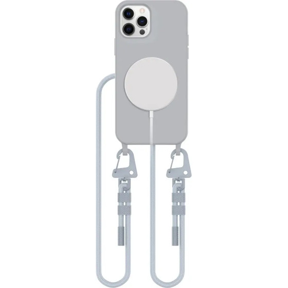 Tech-Protect MagNecklace MagSafe Case for iPhone 12 / 12 Pro - Gray - (26334-0)