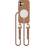 Tech-Protect MagNecklace MagSafe case with lanyard for iPhone 16 - brown - (25524-0)