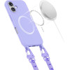 Tech-Protect MagNecklace MagSafe Case with Lanyard for iPhone 16 - Purple - (26256-0)