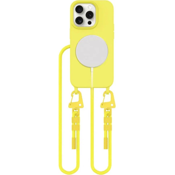 Tech-Protect MagNecklace MagSafe iPhone 15 Pro Case - Yellow - (26336-0)