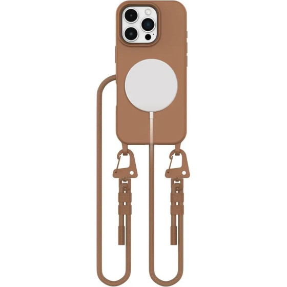 Tech-Protect MagNecklace MagSafe iPhone 16 Pro Case - Brown - (26344-0)