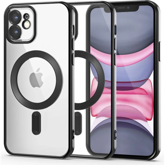 Tech-Protect MagShine Line MagSafe case for iPhone 11 - black - (23350-0)
