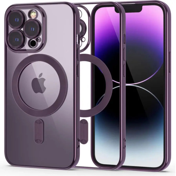 Tech-Protect MagShine Line MagSafe iPhone 14 Pro Case - Purple - (23376-0)
