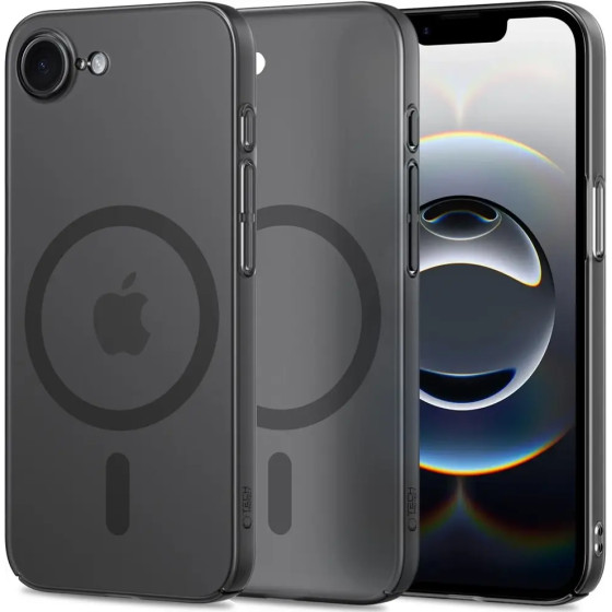 Tech-Protect MagSlim MagSafe iPhone 16e Case - Matte Black - (27477-0)