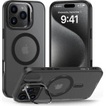 Tech-Protect MagStand MagSafe Case with Stand for iPhone 16 Pro - Semi-Transparent - (25483-0)