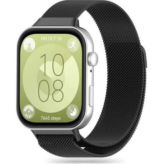 Tech-Protect MilaneseBand for Huawei Watch Fit 3 - Black - (25356-0)