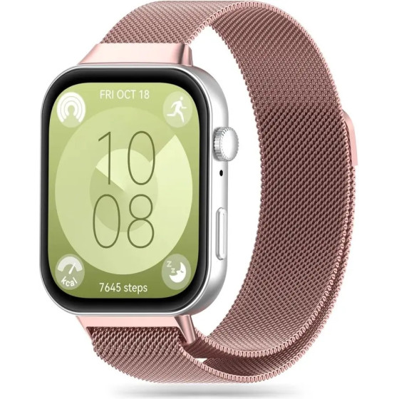 Tech-Protect MilaneseBand for Huawei Watch Fit 3 - Pink - (25355-0)