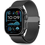 Tech-Protect Milano Strap for Apple Watch 6 / 7 / 8 / 9 / 10 / SE / Ultra 1 / 2 (44 / 45 / 46 / 49 MM) - Black - (26436-0)