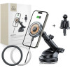 Tech-Protect MM15W MagSafe Car Holder with 15W Inductive Charger for Air Vent and Dashboard - Black - (26055-0)