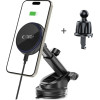 Tech-Protect MM15W-V4 Magnetic MagSafe 15W Car Holder for Cockpit / Windshield / Air Vent - Black - (27290-0)