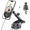 Tech-Protect MM15W-V6 15W Car Charger Holder with MagSafe for Dashboard and Air Vent - Black - (26194-0)