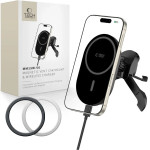 Tech-Protect MM15W-V6 Magnetic MagSafe Car Air Vent Holder - Black - (27289-0)