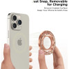 Tech-Protect MMR200 magnetic holder / ring with MagSafe - pink with crystals - (25242-0)