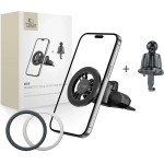 Tech-Protect N56 Magnetic MafSafe Car Holder CD Slot Mount - Black - (27329-0)