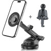 Tech-Protect N58 Magnetic MagSafe Car Holder for Cockpit, Windshield or Air Vent Mount - Black - (27326-0)