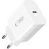 Tech-Protect NC20W PD20W USB-C wall charger with USB-C cable - white - (27420-0)