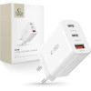 Tech-Protect NC30W charger 2x USB-C PD 30W / USB-A QC 3.0 - white - (23382-0)