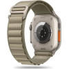 Tech-Protect Nylon Pro Strap for Apple Watch 4 / 5 / 6 / 7 / 8 / 9 / SE / Ultra 1 / 2 (42/44/45/49 mm) - Titanium Olive - (25375-0)