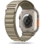 Tech-Protect Nylon Pro Strap for Apple Watch 4 / 5 / 6 / 7 / 8 / 9 / SE / Ultra 1 / 2 (42/44/45/49 mm) - Titanium Olive - (25375-0)