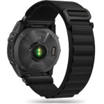 Tech-Protect Nylon Pro Strap for Garmin Fenix 3 / 5X / 3HR / 5X Plus / 6X / 6X Pro / 7X - Black - (24317-0)