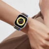 Tech-Protect Nylon Strap for Apple Watch 4/5/6/7/8/9/SE/Ultra 1/2 (42/44/45/49 mm) - Black & Orange - (22179-0)