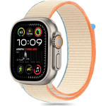 Tech-Protect Nylon Strap for Apple Watch 6 / 7 / 8 / 9 / 10 / SE / Ultra 1 / 2 (44 / 45 / 46 / 49 MM) - Beige - (26430-0)