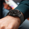 Tech-Protect Nylon Strap for Garmin Fenix 5 / 6 / 6 Pro / 7 - Black/Orange - (24332-0)